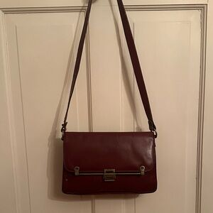 Etienne Aigner Burgundy Crossbody Bag